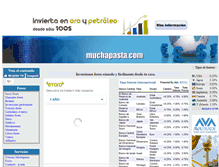 Tablet Screenshot of muchapasta.com